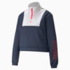 Зображення Puma Толстовка PWR Fleece Logo Quarter-Zip Training Sweatshirt #4: Spellbound