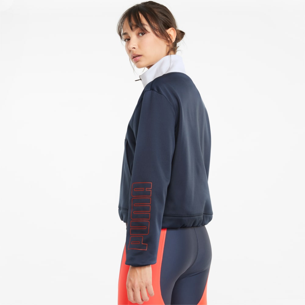

PUMA - female - Толстовка PWR Fleece Logo Quarter-Zip Training Sweatshirt – Spellbound –, Синий