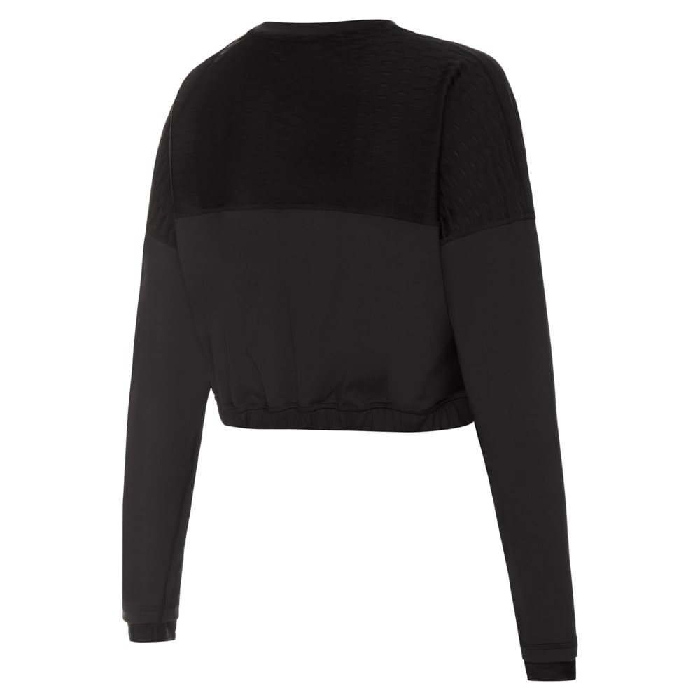 Зображення Puma Толстовка Flawless Crew Neck Women's Training Sweatshirt #2: Puma Black