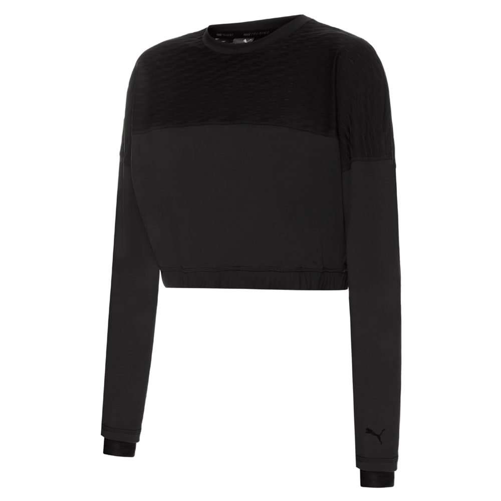 Зображення Puma Толстовка Flawless Crew Neck Women's Training Sweatshirt #1: Puma Black