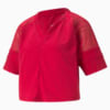 Зображення Puma Топ Fashion Luxe Raglan Women's Training Top #4: Persian Red-Matte foil print