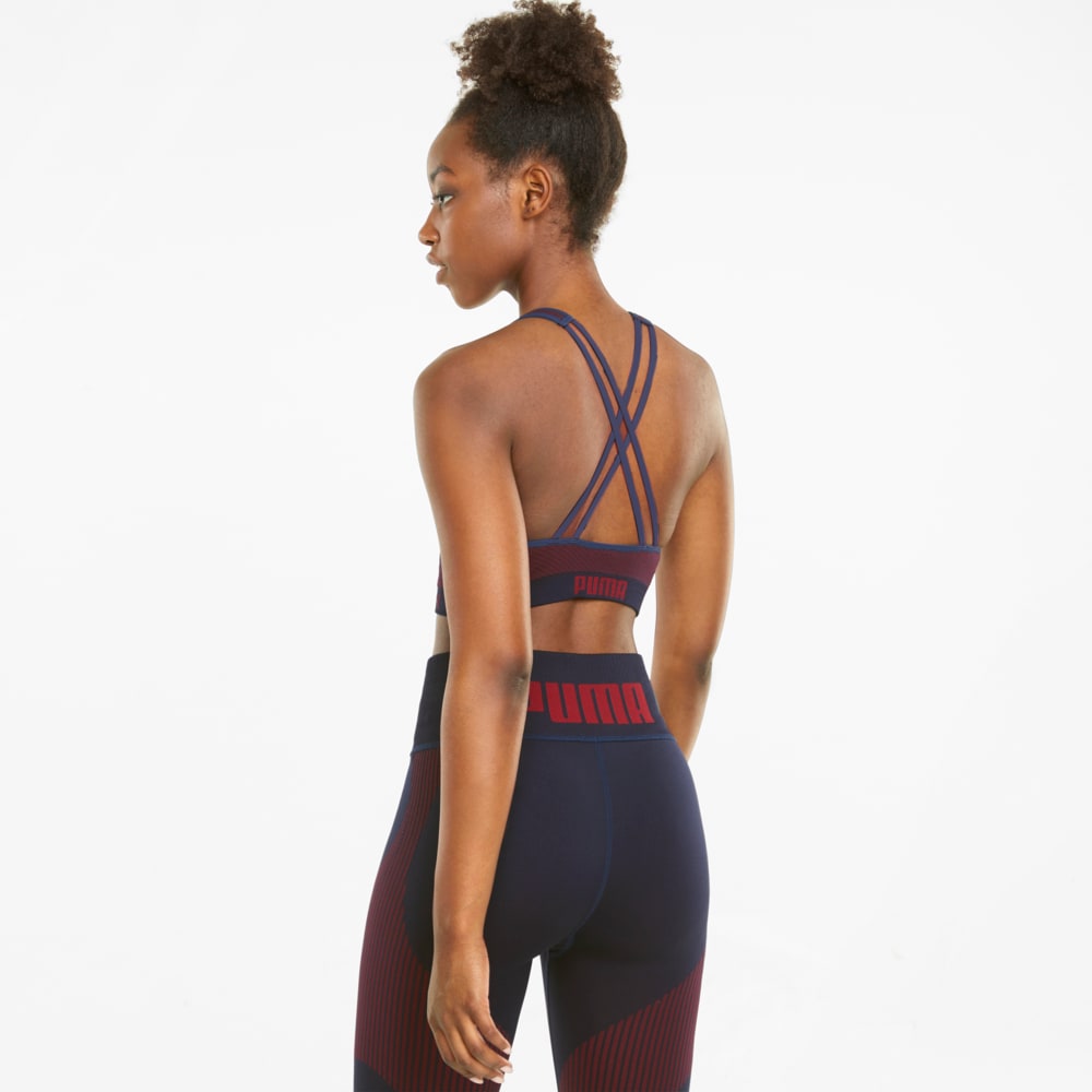 

PUMA - female - Бра Long Line Seamless Women' Training Bra – Spellbound-Sunblaze –, Синий