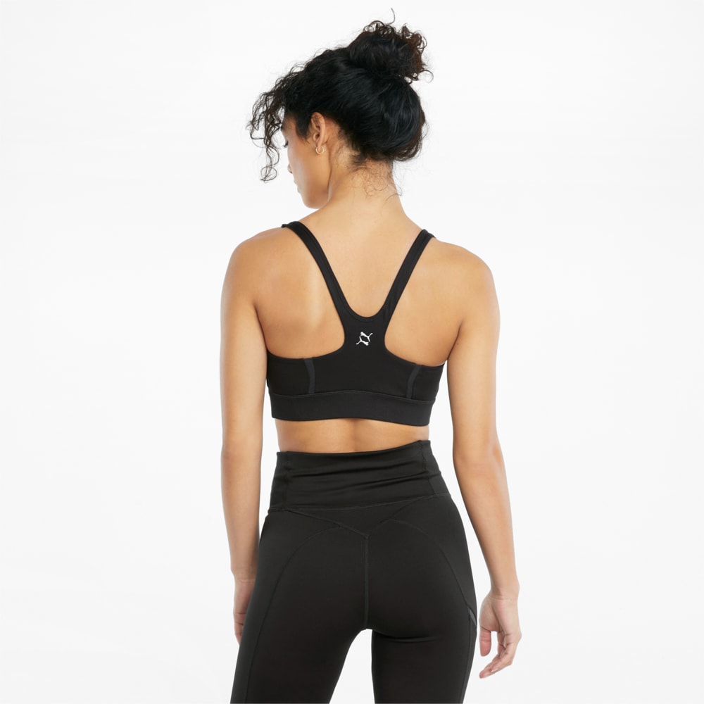 Изображение Puma Бра EXHALE Mesh Curve Women's Training Bra #2: Puma Black