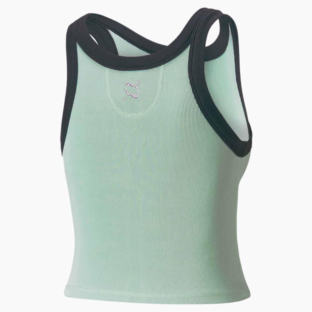 

PUMA - female - Топ EXHALE Ribbed Women's Training Crop Top – Frosty Green –, Зеленый