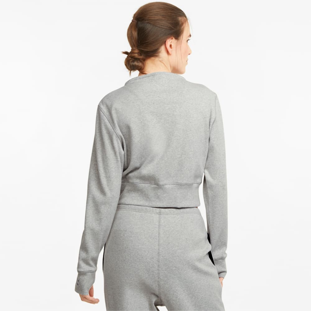 

PUMA - female - Футболка с длинным рукавом Exhale Mock Neck Ribbed Long Sleeve Women's Training Tee – Light Gray Heather –, Синий