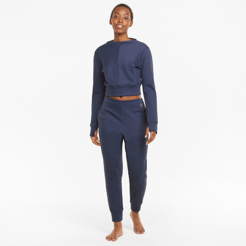фото Футболка с длинным рукавом exhale mock neck ribbed long sleeve women's training tee puma