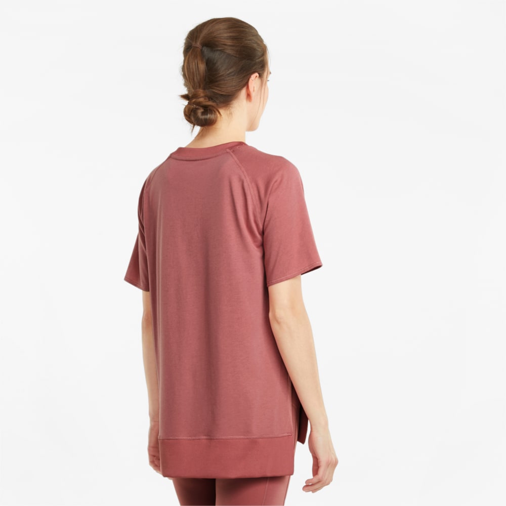 фото Футболка studio relaxed ribbed trim women's training tee puma