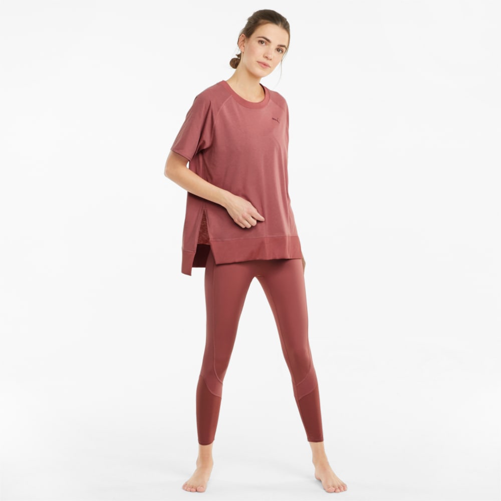 фото Футболка studio relaxed ribbed trim women's training tee puma