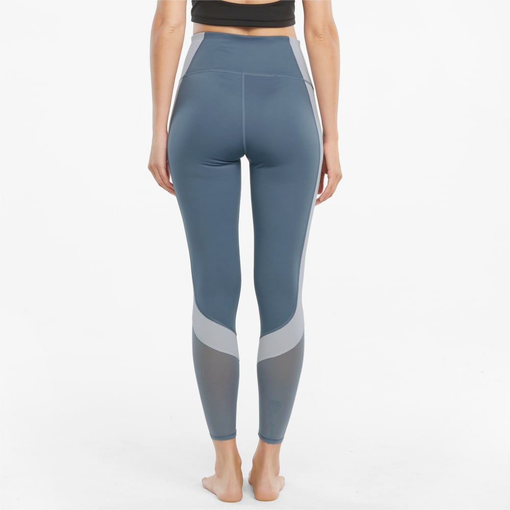 Зображення Puma Легінси STUDIO Ottoman High Waist 7/8 Women's Training Leggings #2: Glacial Blue-China Blue