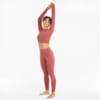 Изображение Puma Лонгслив Studio Ottoman Power Mesh Long Sleeve Women's Training Crop Top #3