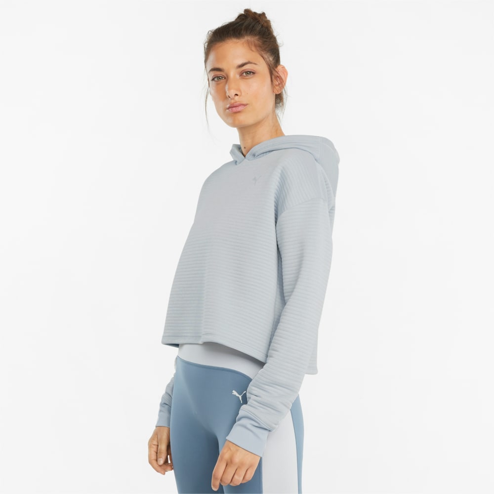 фото Толстовка studio textured women's training skimmer hoodie puma