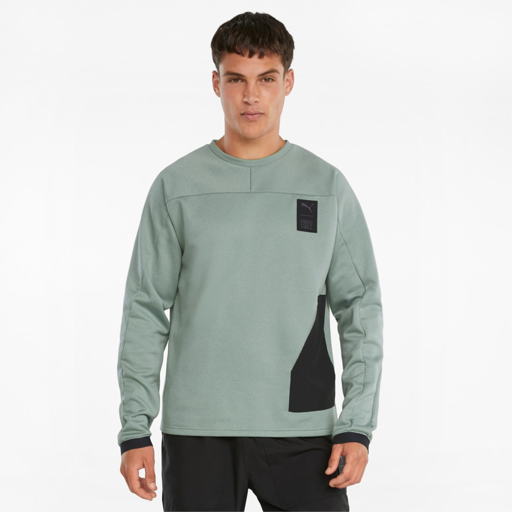 Зображення Puma Толстовка PUMA x FIRST MILE Men's Training Sweatshirt #1: Jadeite