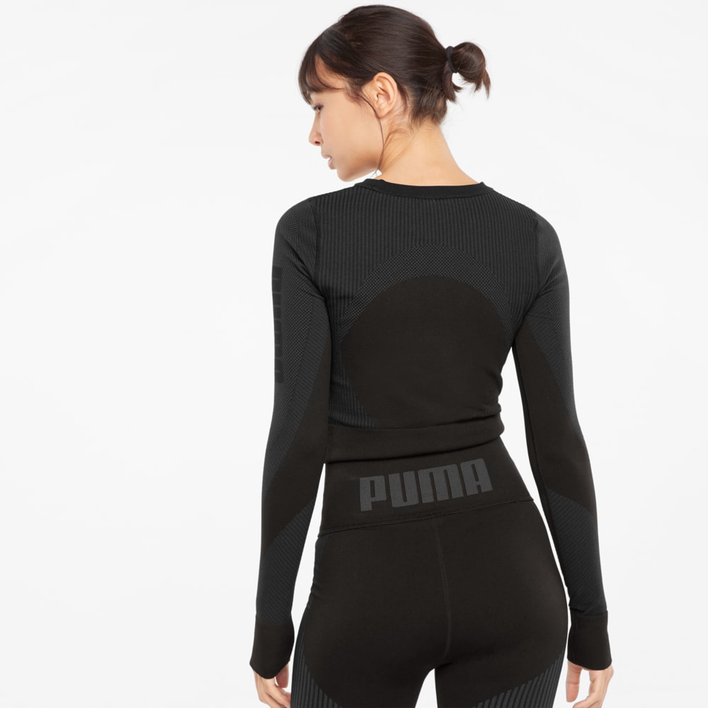 

PUMA - female - Футболка с длинным рукавом Seamless Long Sleeve Fitted Women's Training Tee – Puma Black –, Черный