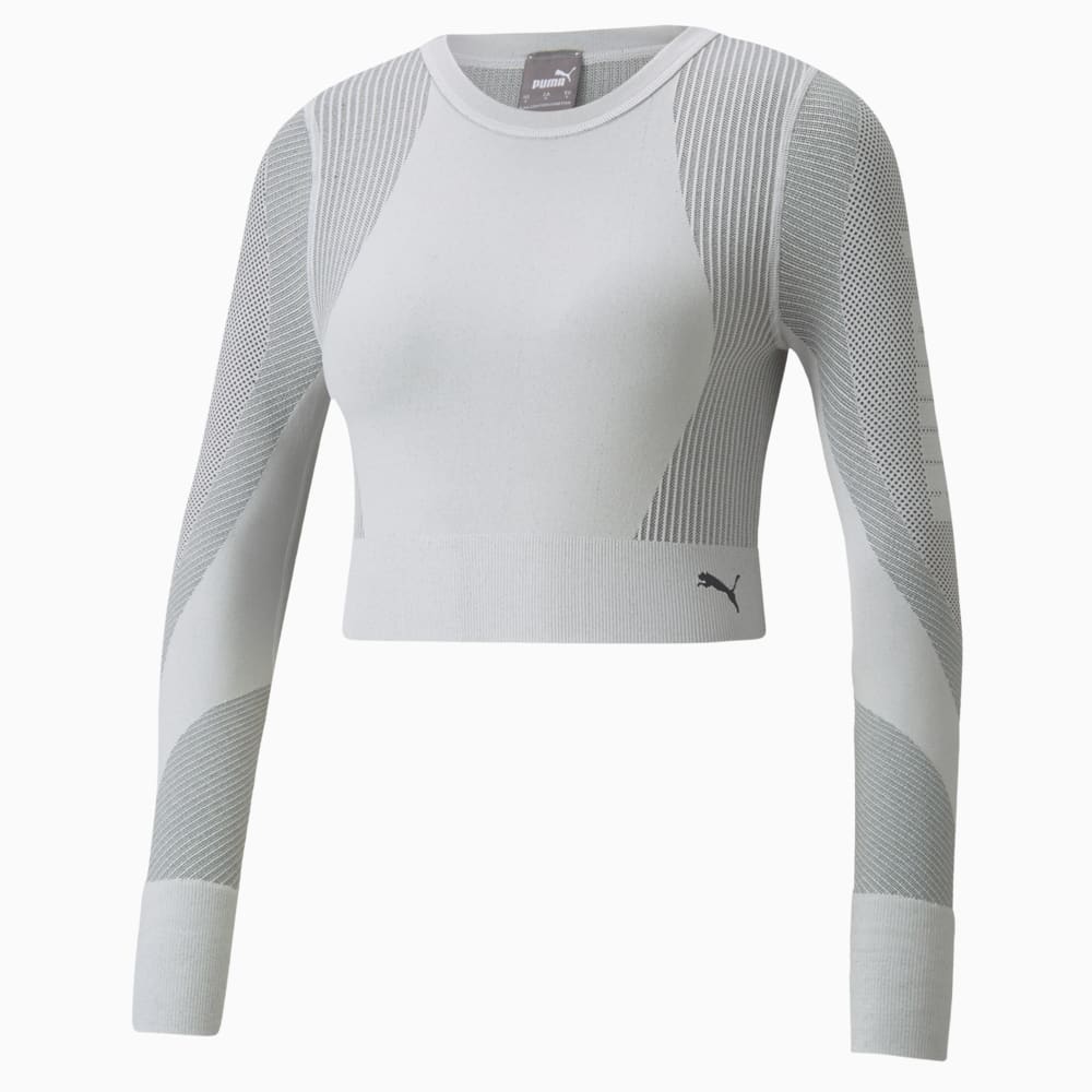фото Футболка с длинным рукавом seamless long sleeve fitted women's training tee puma