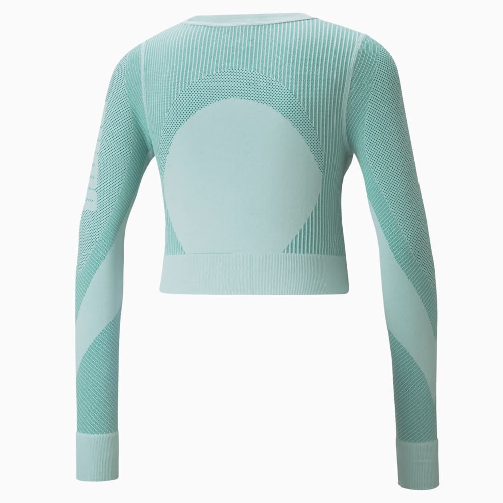 фото Футболка с длинным рукавом seamless long sleeve fitted women's training tee puma