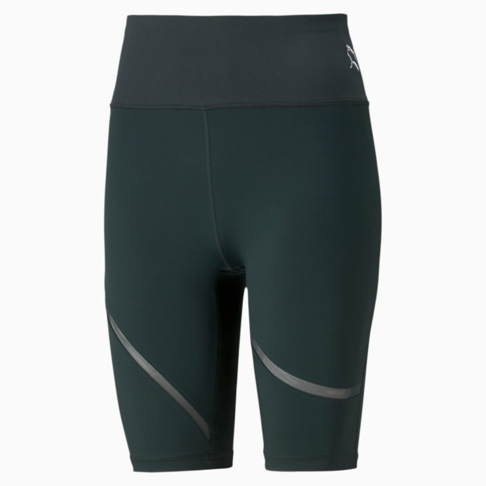 

PUMA - female - Шорты Exhale Mesh Curve Women' Training Bike Shorts – Midnight Green –, Зеленый