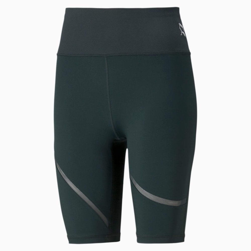 Изображение Puma Велосипедки Exhale Mesh Curve Women's Training Bike Shorts #1: Midnight Green