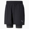 Зображення Puma Шорти Graphic 2-In-1 5” Men’s Running Shorts #4: Puma Black-Puma Black