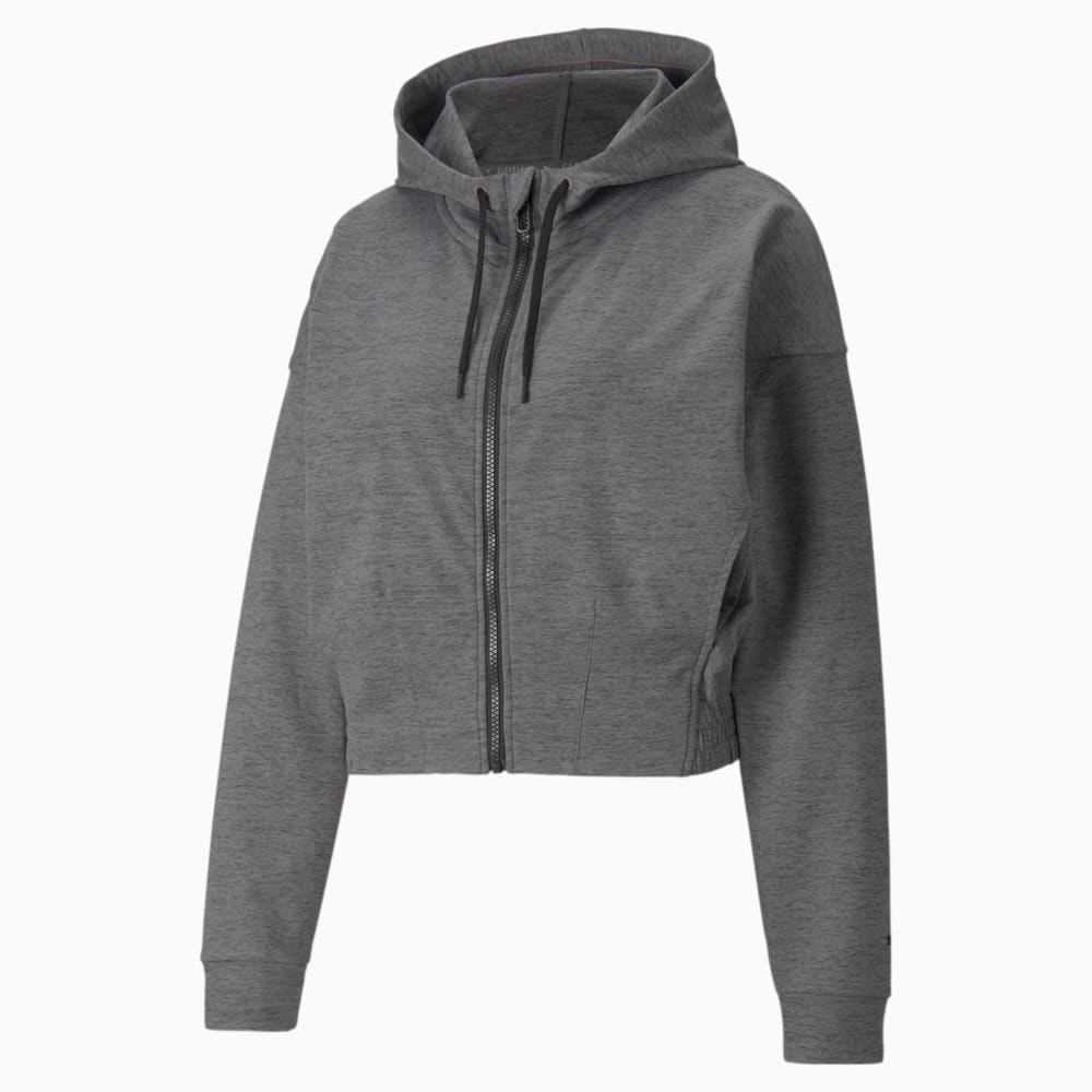 

PUMA - female - Толстовка CLOUDSPUN Full-Zip Women's Training Hoodie – Puma Black Heather –, Черный
