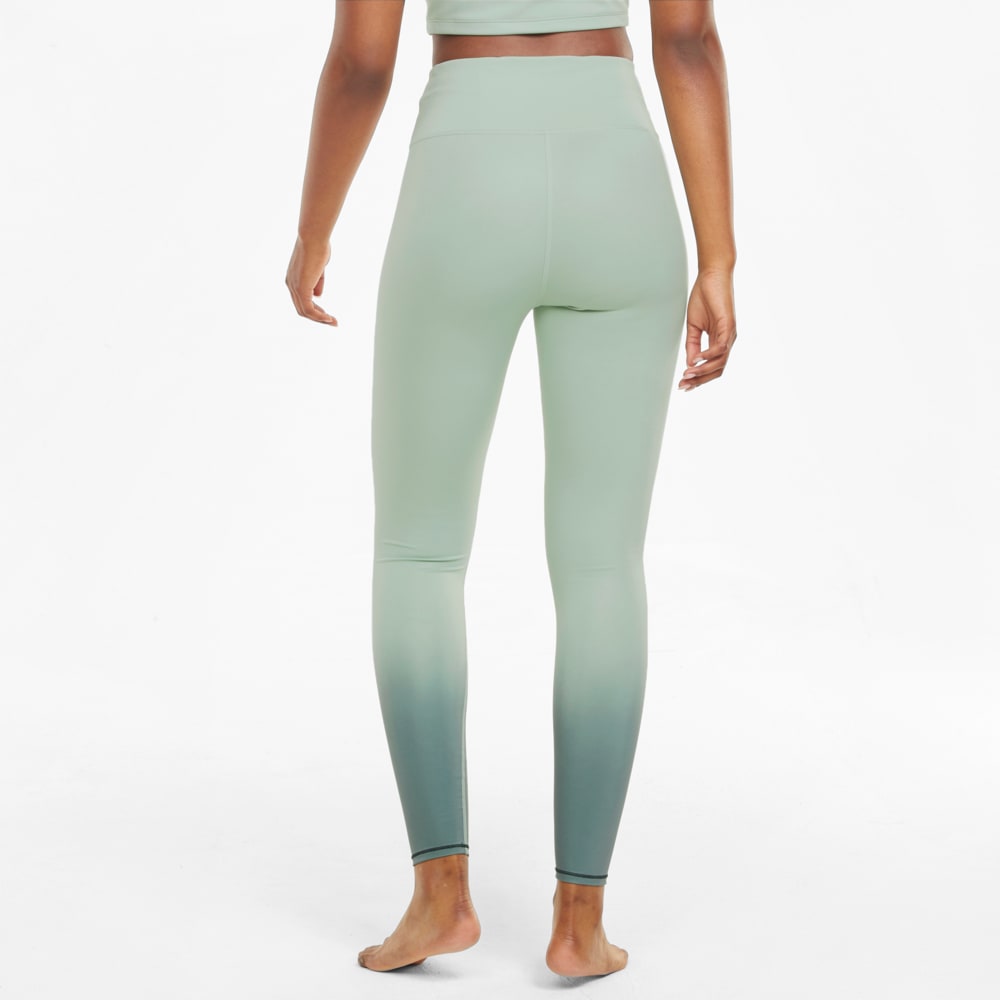 Зображення Puma Легінси STUDIO Ombre High Waist Full-Length Women's Training Leggings #2: Frosty Green-Midnight Green-ombre print