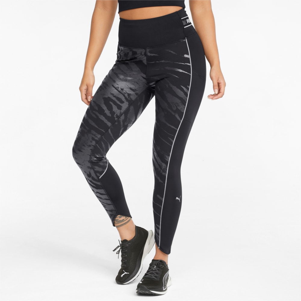 Зображення Puma Легінси High Shine High Waisted 7/8 Women's Running Leggings #1: Puma Black-Q4