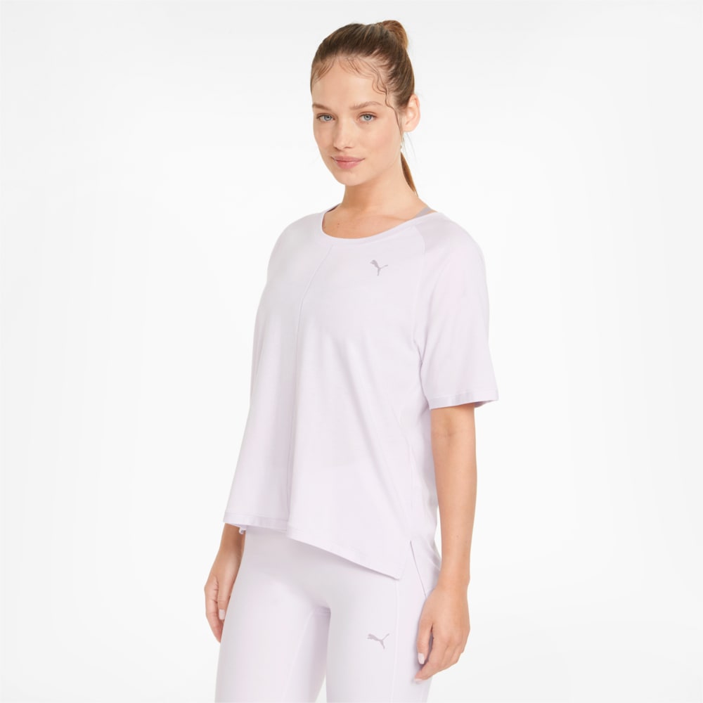 Зображення Puma Футболка Studio Tri Blend Women's Relaxed Training Tee #1: Lavender Fog