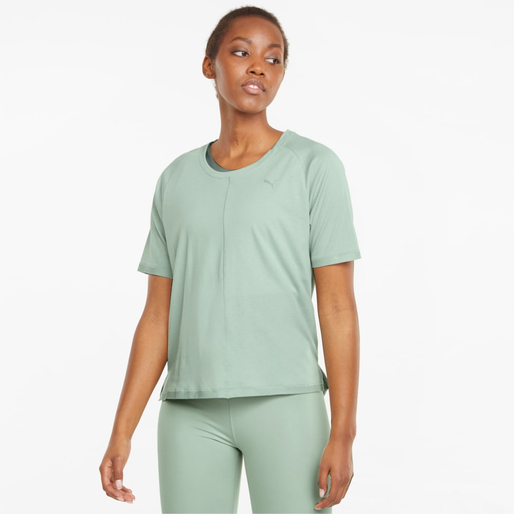 Зображення Puma Футболка Studio Tri Blend Women's Relaxed Training Tee #1: Frosty Green