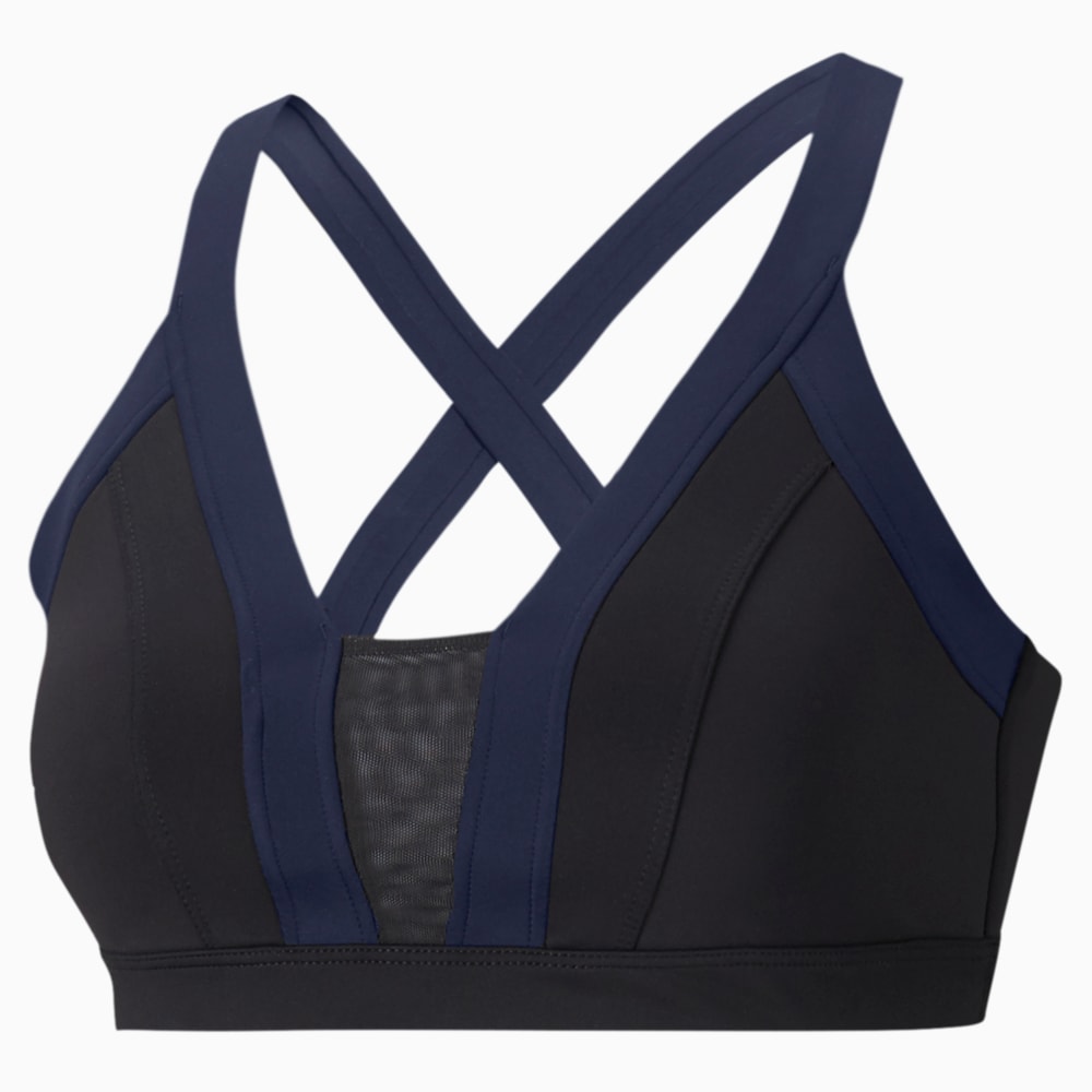 Изображение Puma Бра Forever Luxe Women’s Training Bra #1: Puma Black-Peacoat