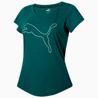 Image PUMA Camiseta Performance Mescla Cat Feminina