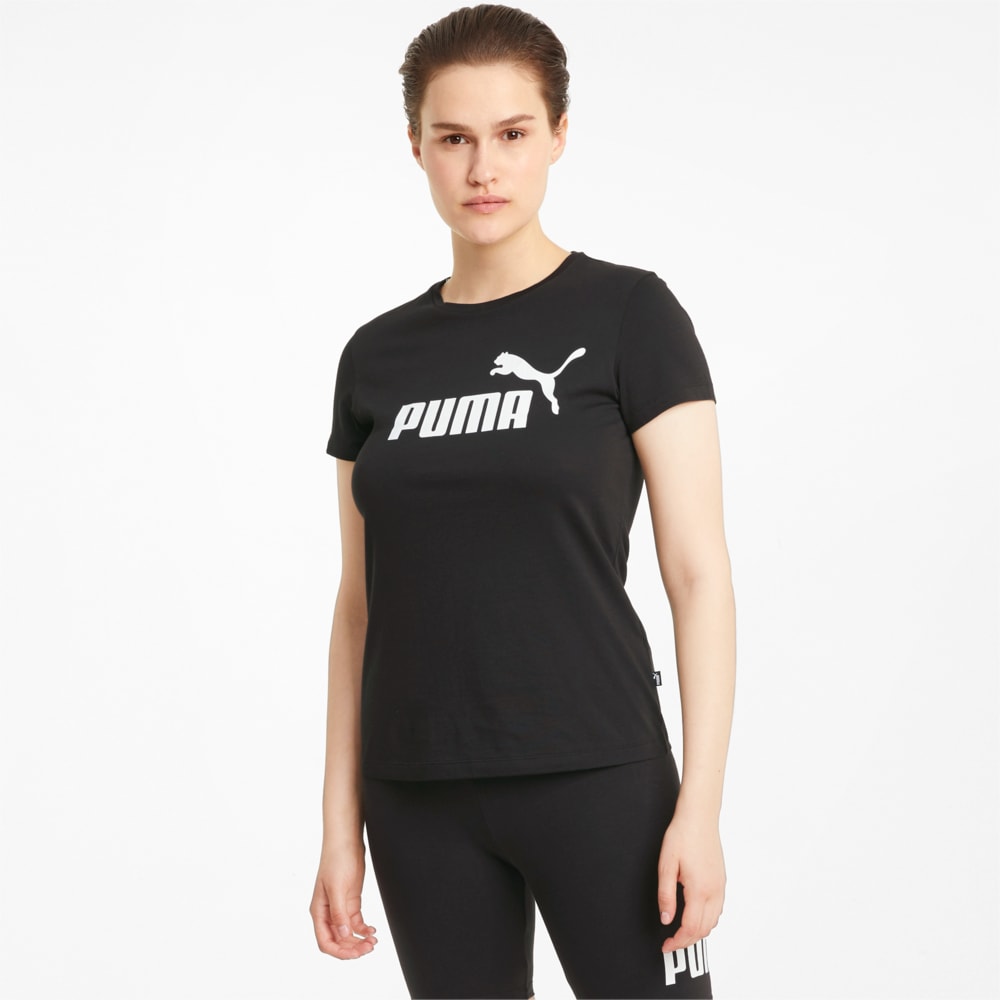 Image PUMA Camiseta Essentials Logo Feminina #1