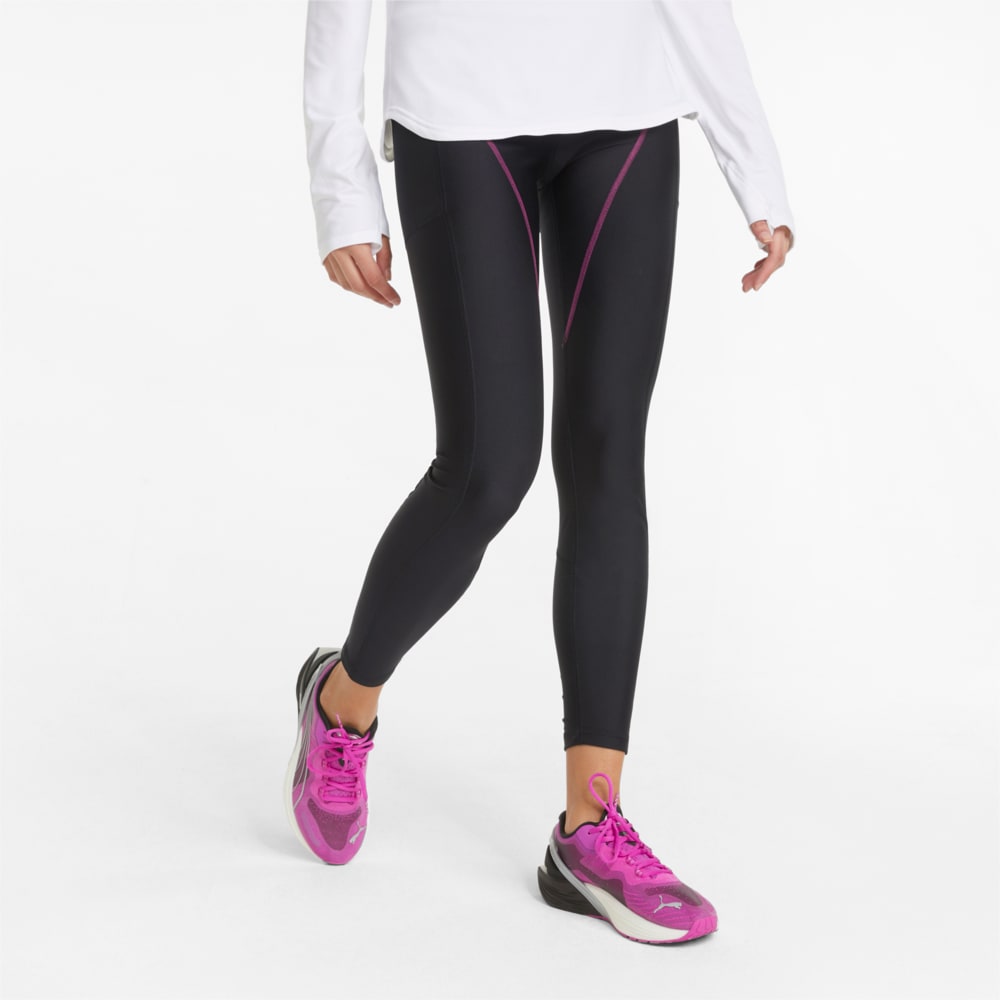 Зображення Puma Легінси Marathon High Waist Full-Length Women's Running Leggings #1: Puma Black-Grape Wine