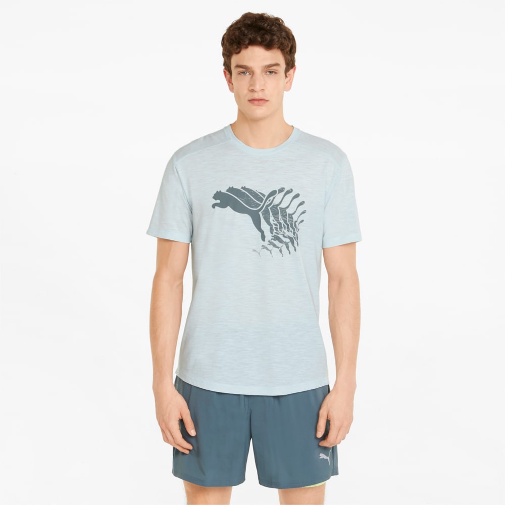 фото Футболка logo short sleeve men's running tee puma