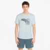 Изображение Puma Футболка Logo Short Sleeve Men's Running Tee #1: Nitro Blue