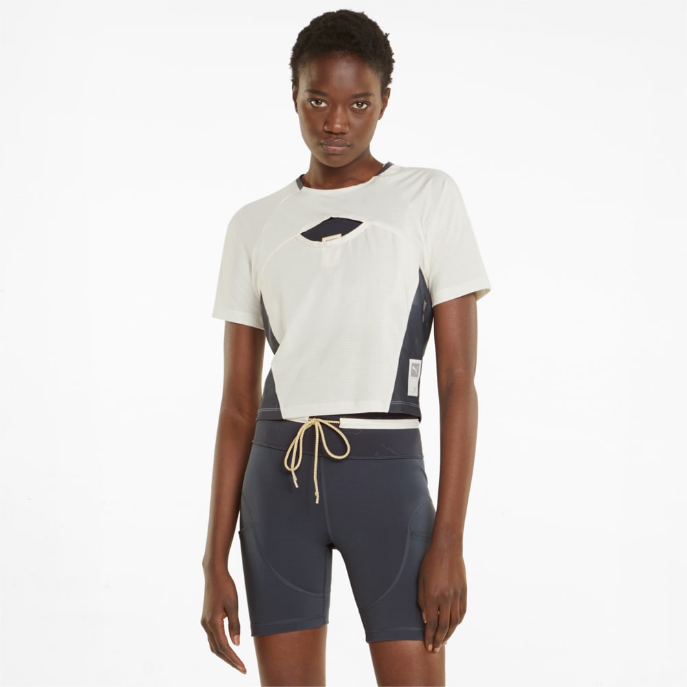 Изображение Puma Футболка PUMA x FIRST MILE Cropped Women's Running Tee #1