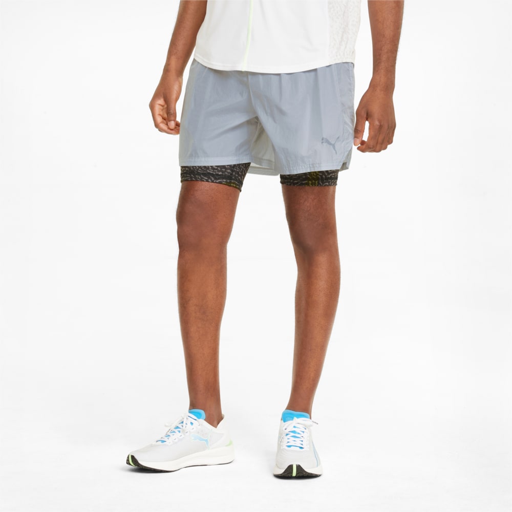 Imagen PUMA Shorts de running 2 en 1 de tejido plano y 13 cm para hombre FSTR #1