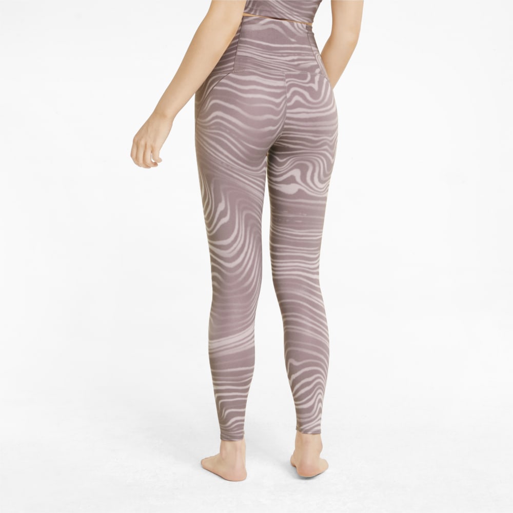 Зображення Puma Легінси Studio Printed High-Waisted Women's Training Leggings #2: Quail