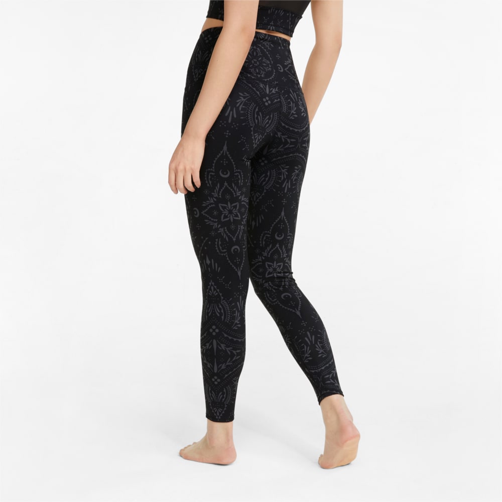 Зображення Puma Легінси Studio Printed High-Waisted Women's Training Leggings #2: Puma Black-heritage print