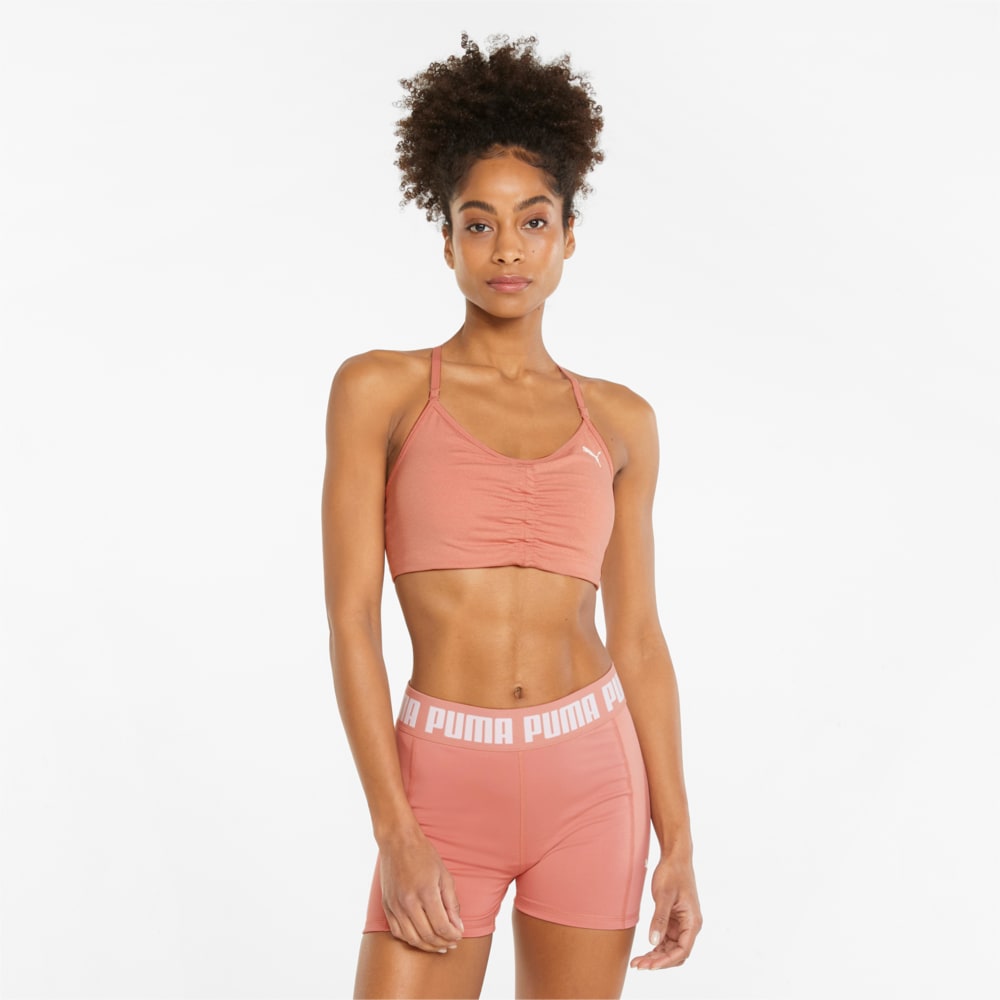 Изображение Puma Бра Low Impact Studio Women's Training Bra #1: Rosette Heather