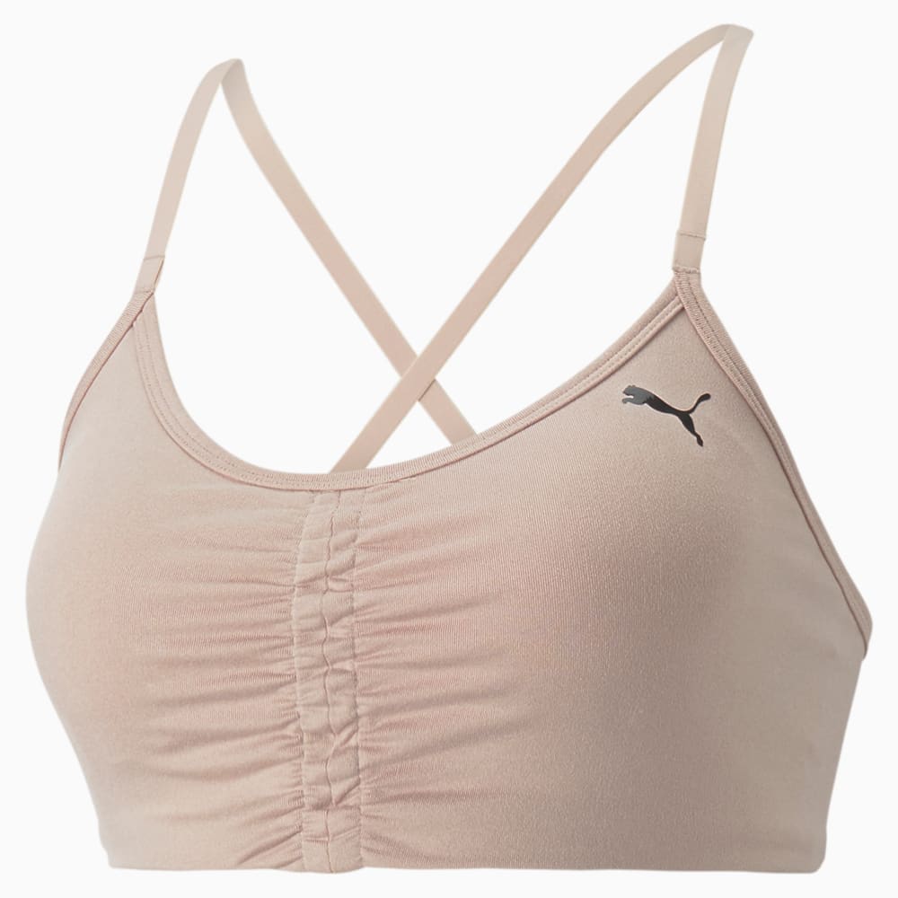 Изображение Puma Бра Low Impact Studio Women's Training Bra #1: Rose Quartz Heather