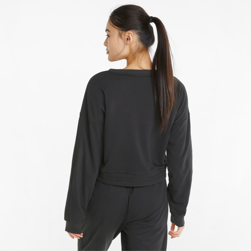 Зображення Puma Толстовка French Terry Crew Neck Women's Training Sweatshirt #2: Puma Black-Q1