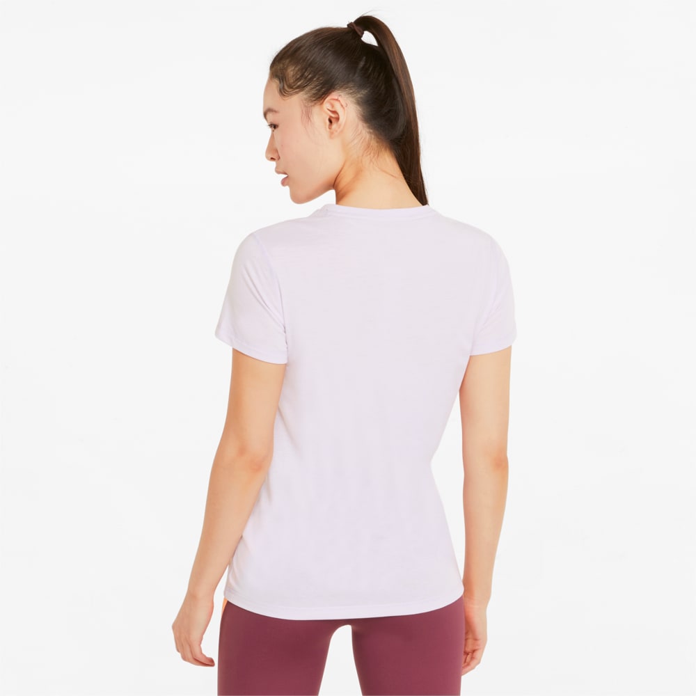 

PUMA - female - Футболка Graphic Slogan Women' Training Tee – Lavender Fog Heather –, Фиолетовый