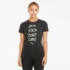 Зображення Puma Футболка Graphic Slogan Women's Training Tee #1: Puma Black-Fizzy Lime