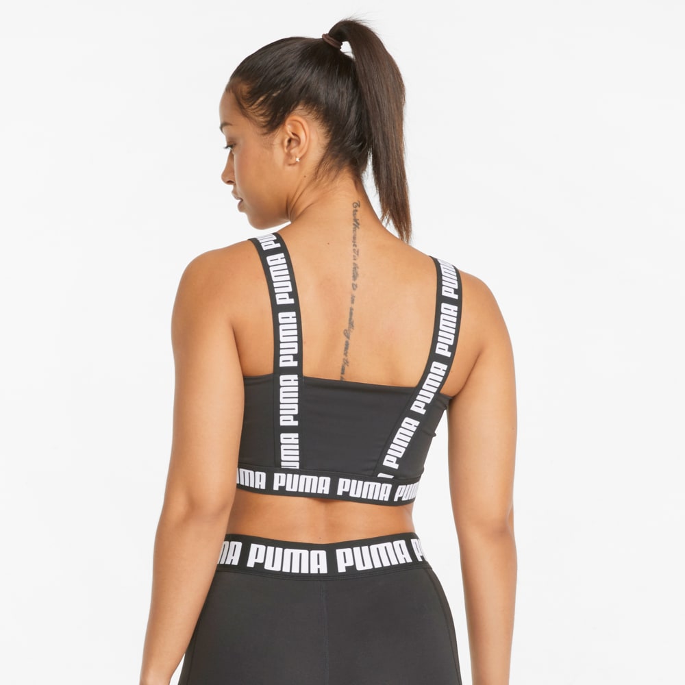 Зображення Puma Топ Strong Women's Training Crop Top #2: Puma Black