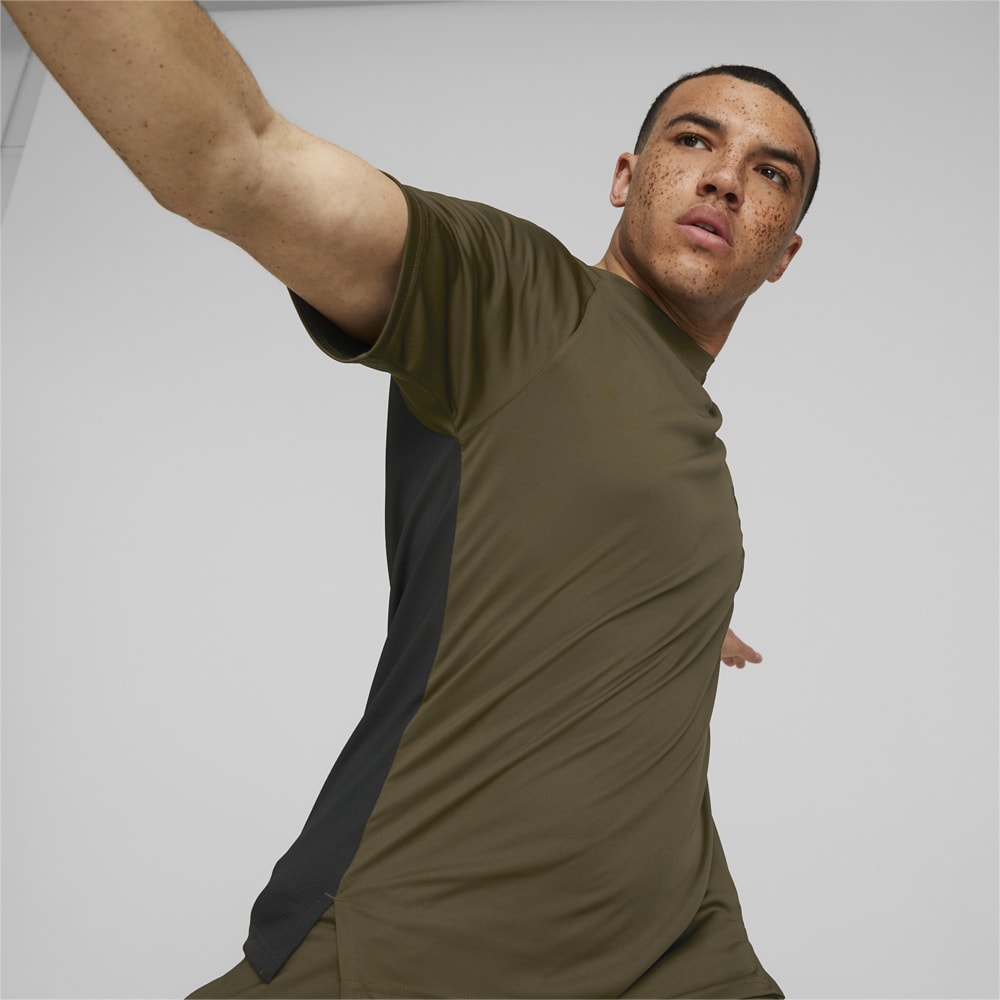 Изображение Puma Футболка Fit Short Sleeve Training Tee Men #1: Deep Olive