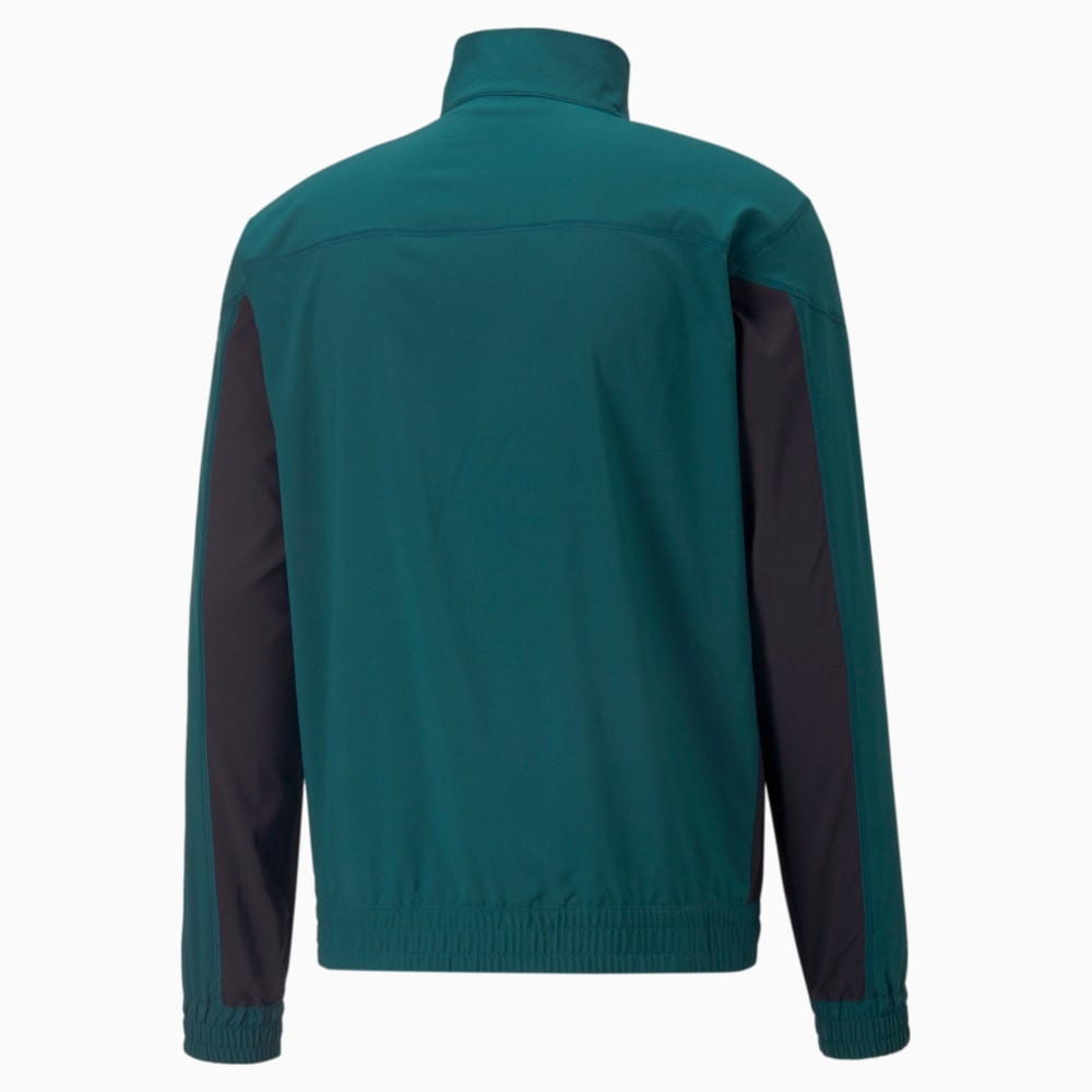 Изображение Puma Куртка Fit Woven Half-Zip Training Jacket Men #2: Varsity Green