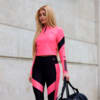 Изображение Puma Топ Fit EVERSCULPT Quarter-Zip Training Crop Top Women #10: Sunset Pink