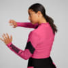 Изображение Puma Топ Fit EVERSCULPT Quarter-Zip Training Crop Top Women #4: Sunset Pink