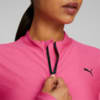 Изображение Puma Топ Fit EVERSCULPT Quarter-Zip Training Crop Top Women #5: Sunset Pink