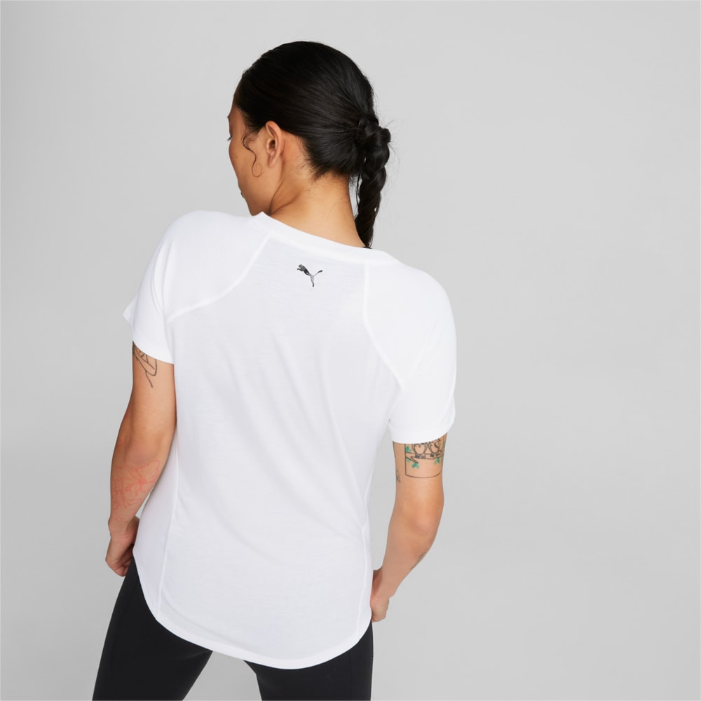 Изображение Puma Футболка PUMA Fit Logo Training Tee Women #2: Puma White