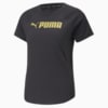 Изображение Puma Футболка PUMA Fit Logo Training Tee Women #6: Puma Black